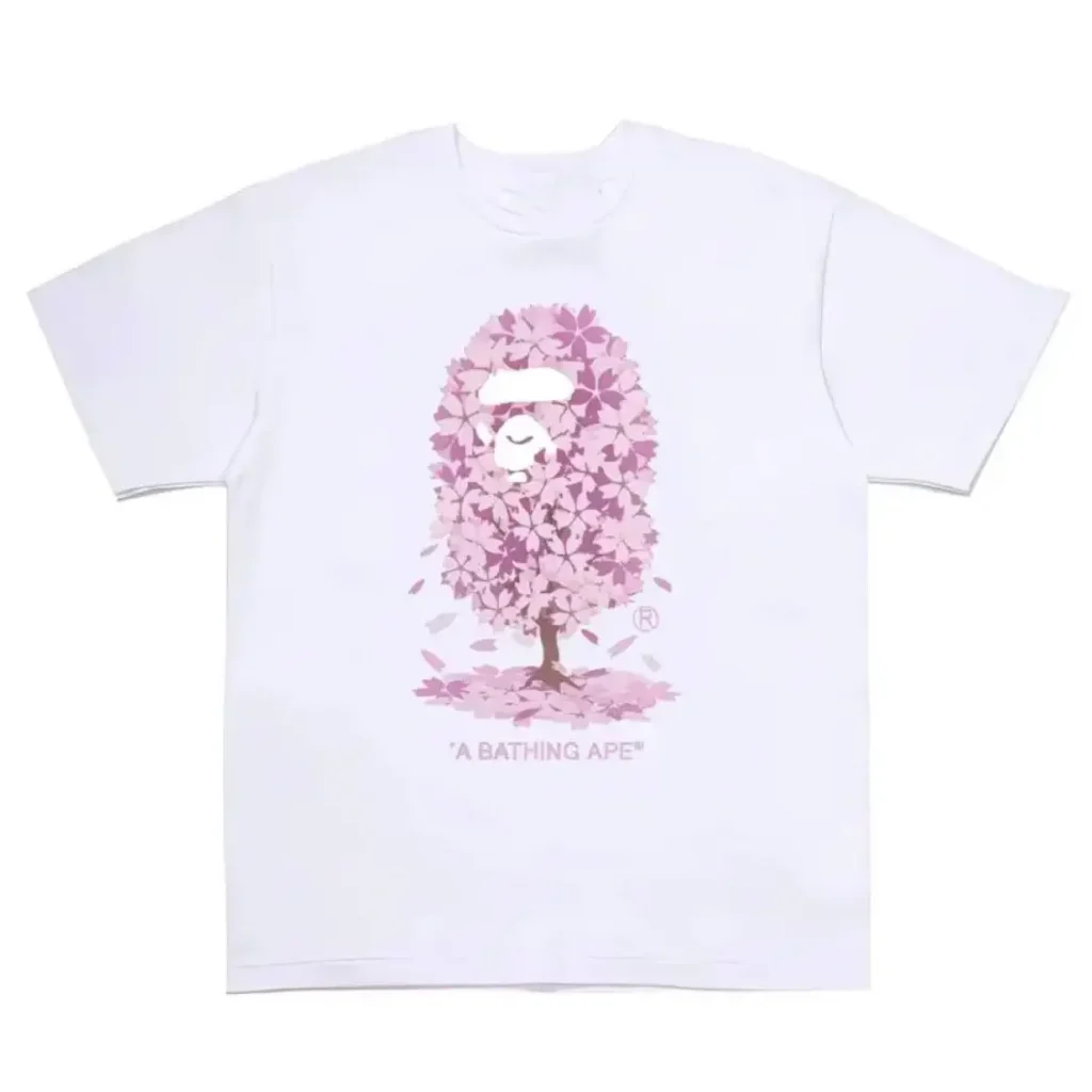 BAPE Sakura Tee White