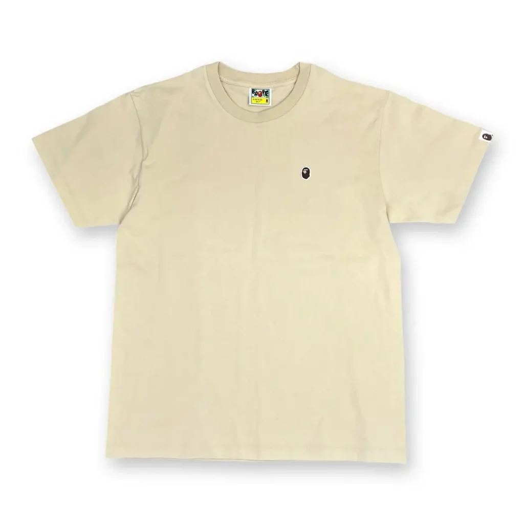 BAPE One Point Tee Beige