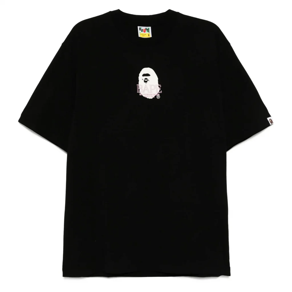 BAPE Mini Ape Head Logo Tee Black