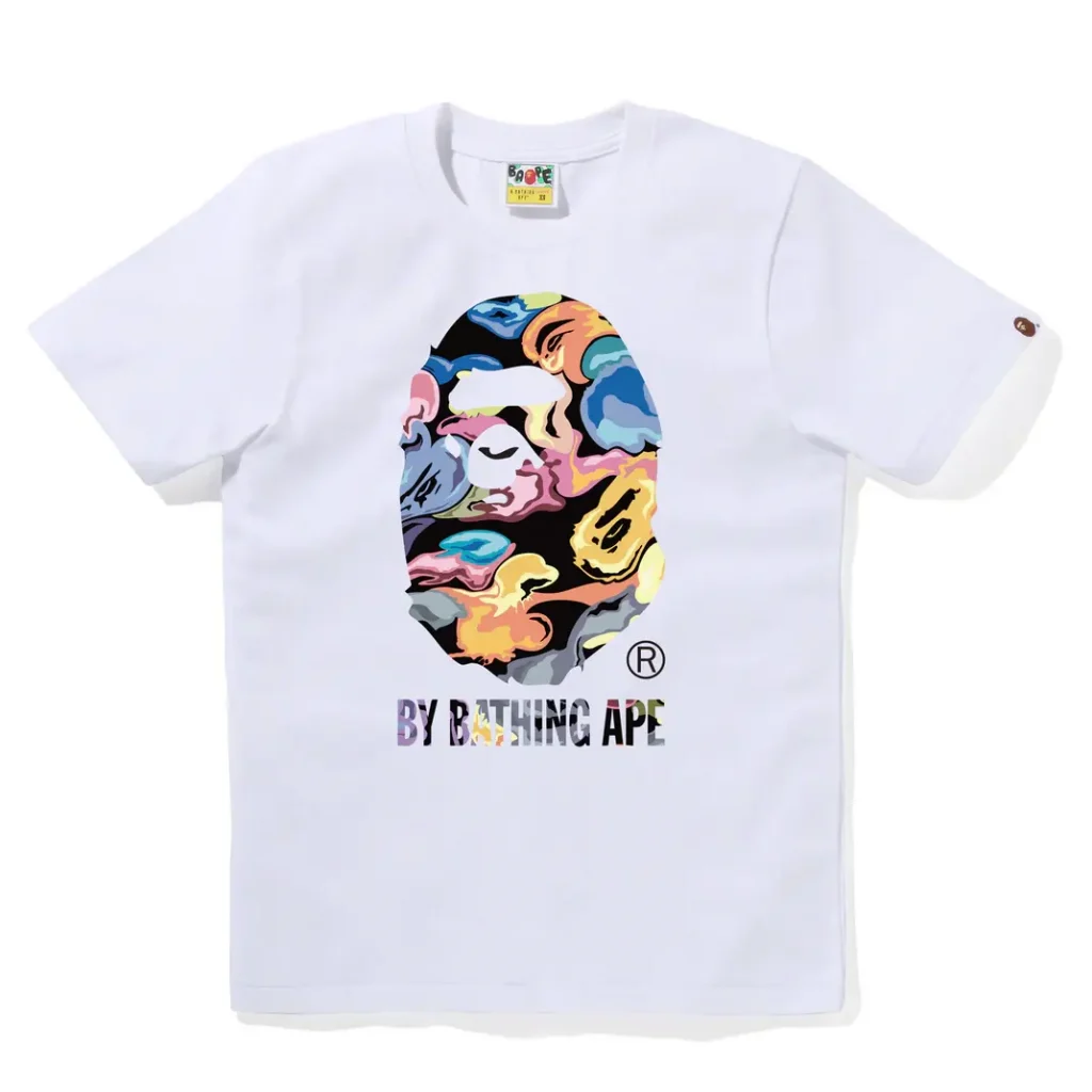 BAPE Art Camo By Bathing Ape Tee White
