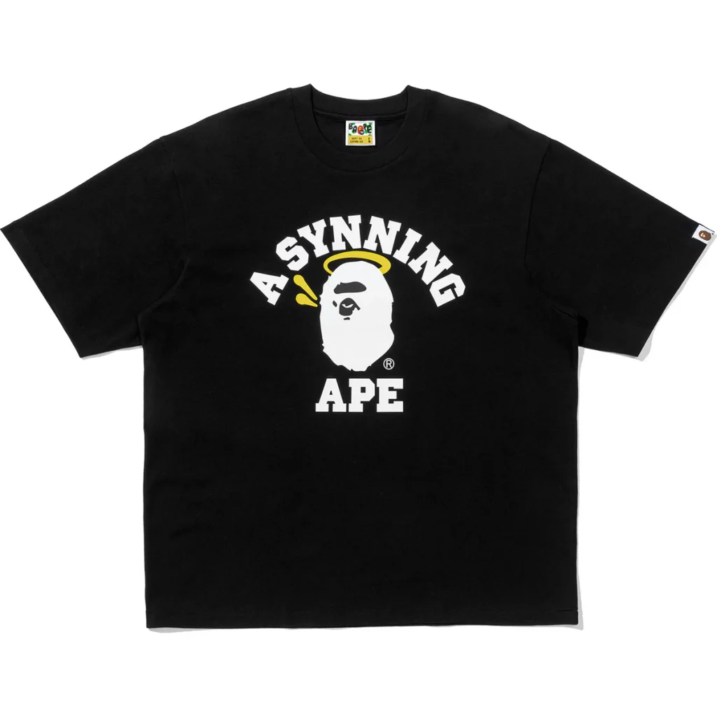 BAPE X Spotify X SYNA Synning BAPE Relaxed Fit Tee Black