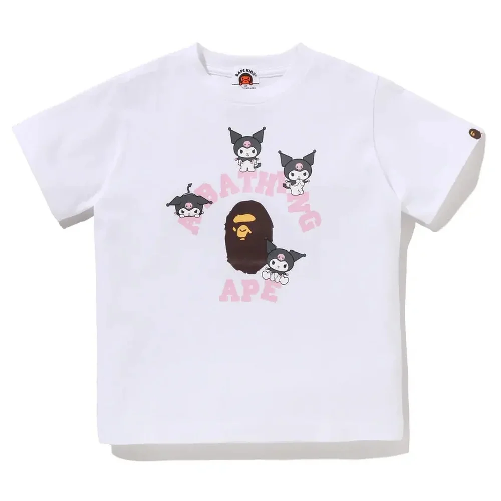 BAPE x Kuromi College Tee White
