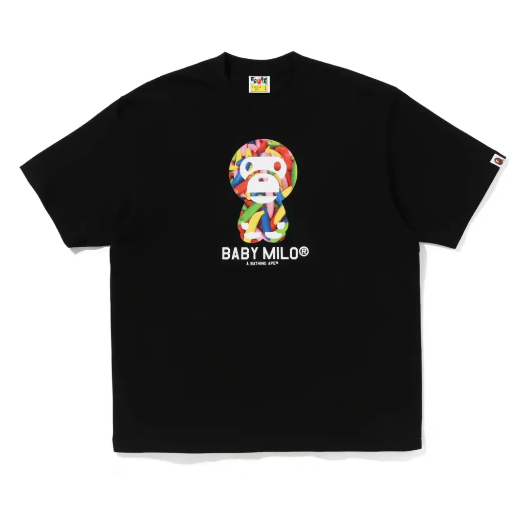 BAPE Banana Baby Milo Relaxed Fit Tee Black